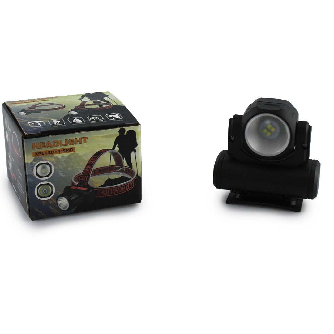 Налобний ліхтар BL 2001 4SMD+XPE USB CHARGE — 4
