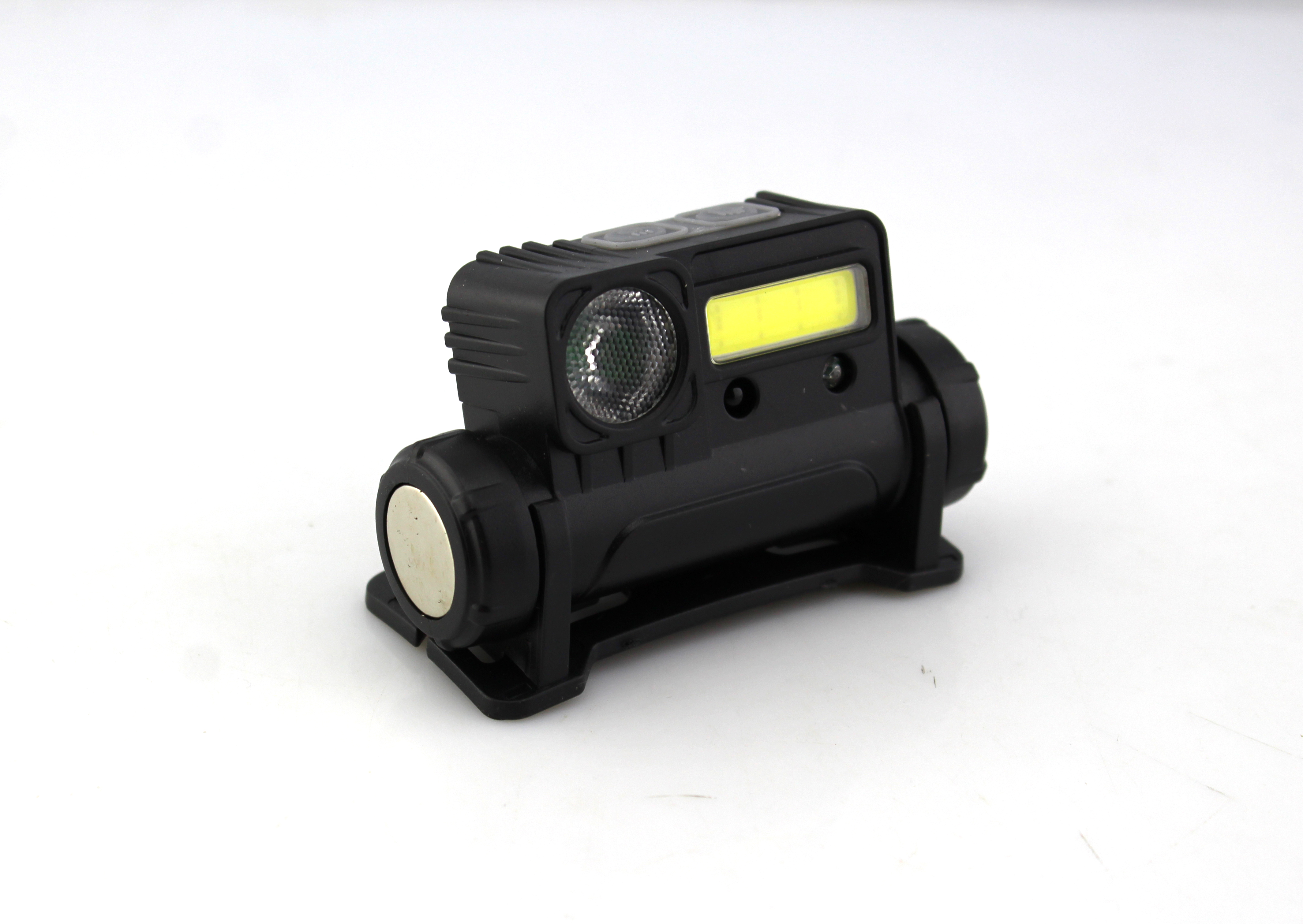Налобний ліхтар BL123 COB+LED з USB зарядкою і сенсором увімкн. — 4