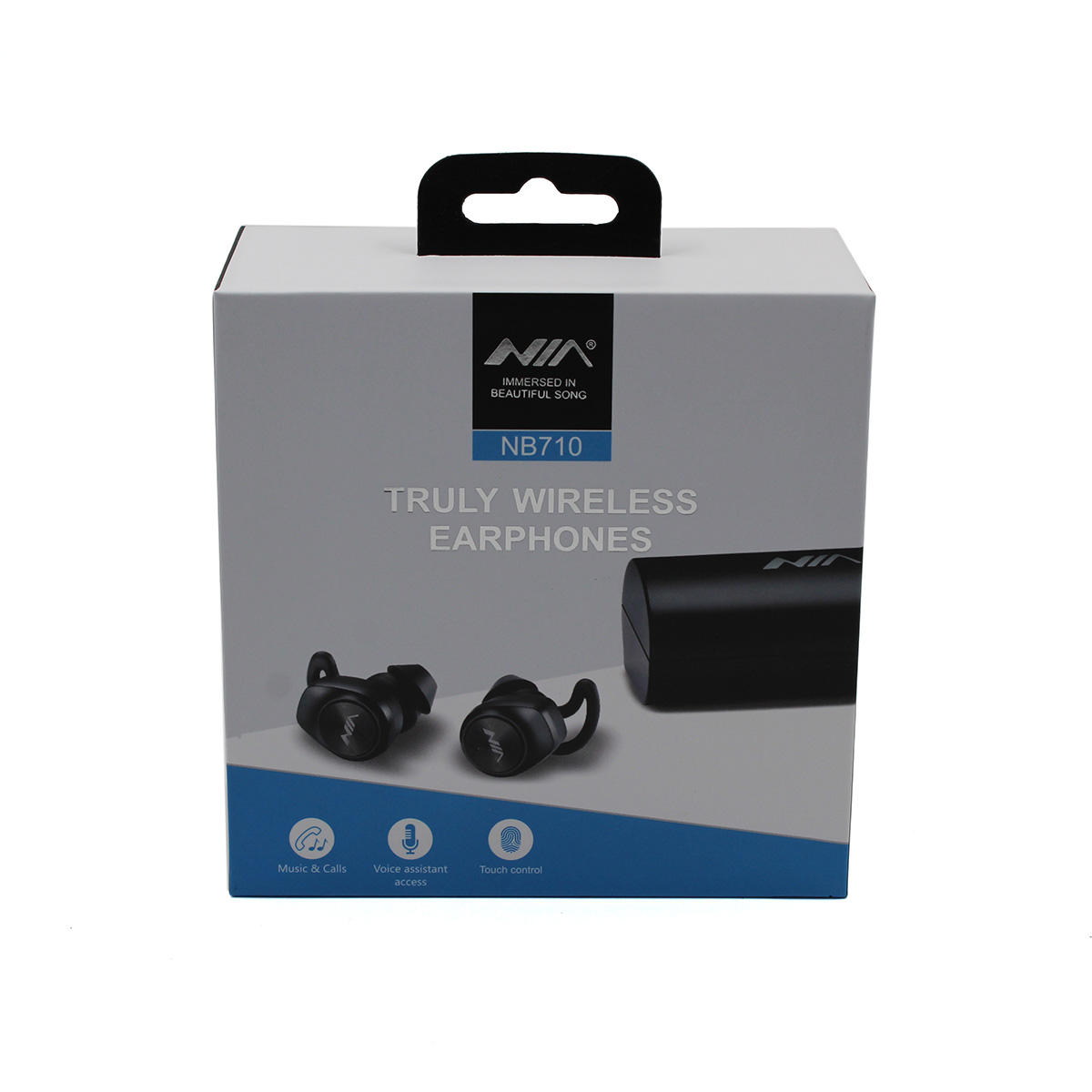 Навушники бездротові NB710 BT із сенсором — 2