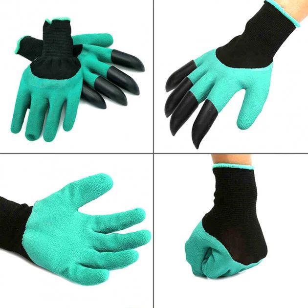 Рукавички з кігтями для саду GARDEN GLOVE — 4