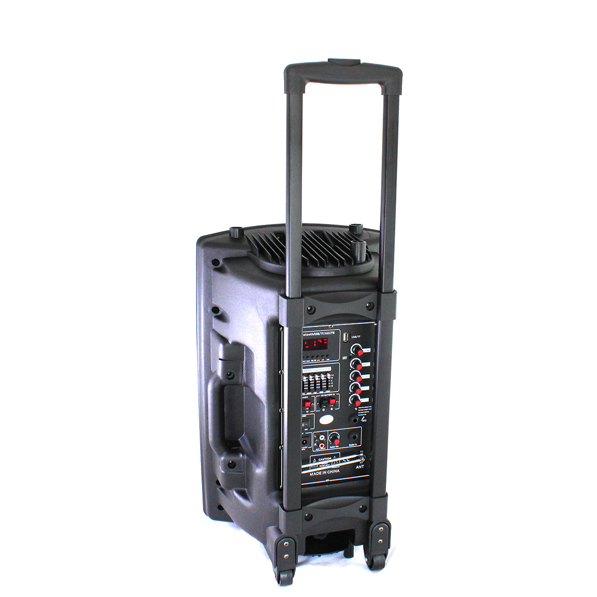 Портативна колонка Su-Kam BT 120D + 2 бездротові мікрофони (12v\220v) — 2