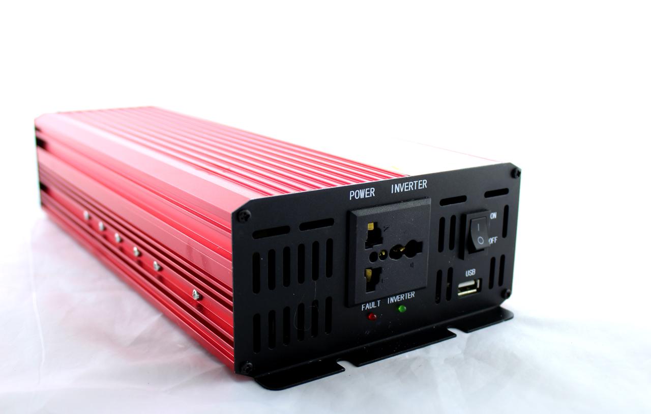 Перетворювач, інвертор UKC AR - AC/DC, 12/220v, 3000W