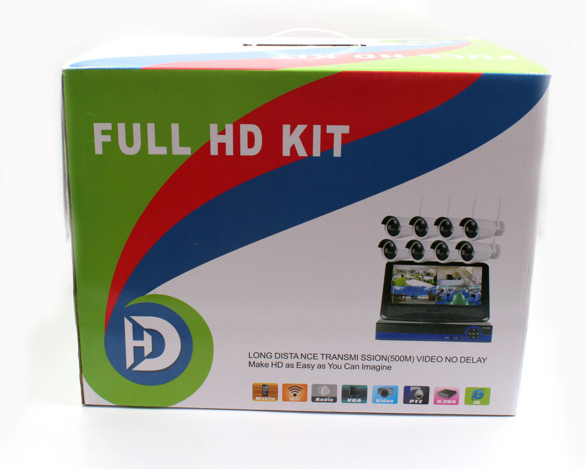 Рег+ Камери DVR KIT 6678 WiFi 8ch набір на 8 камер — 2