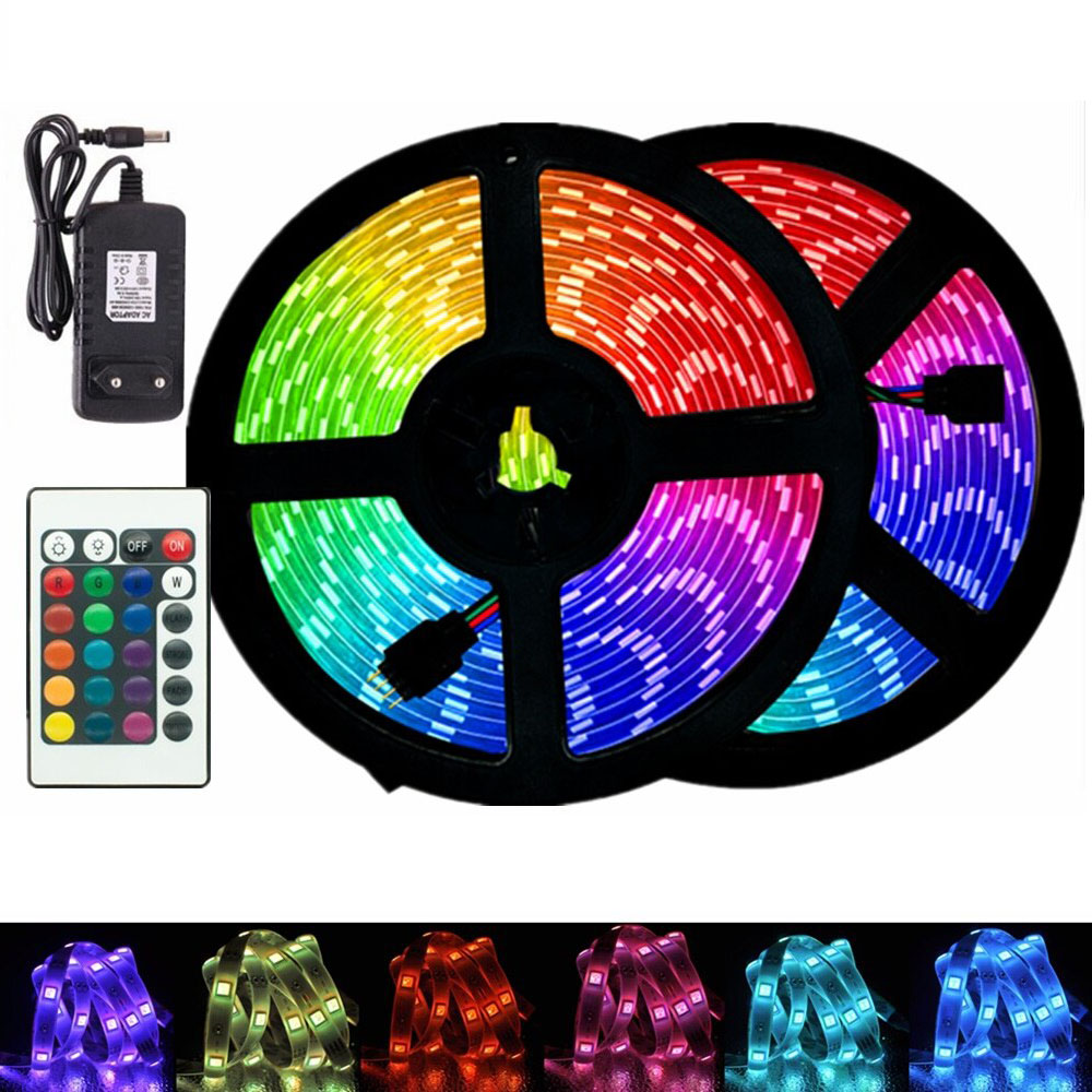Світлодіодна LED стрічка 3528 RGB Комплект (кольоровий діод)