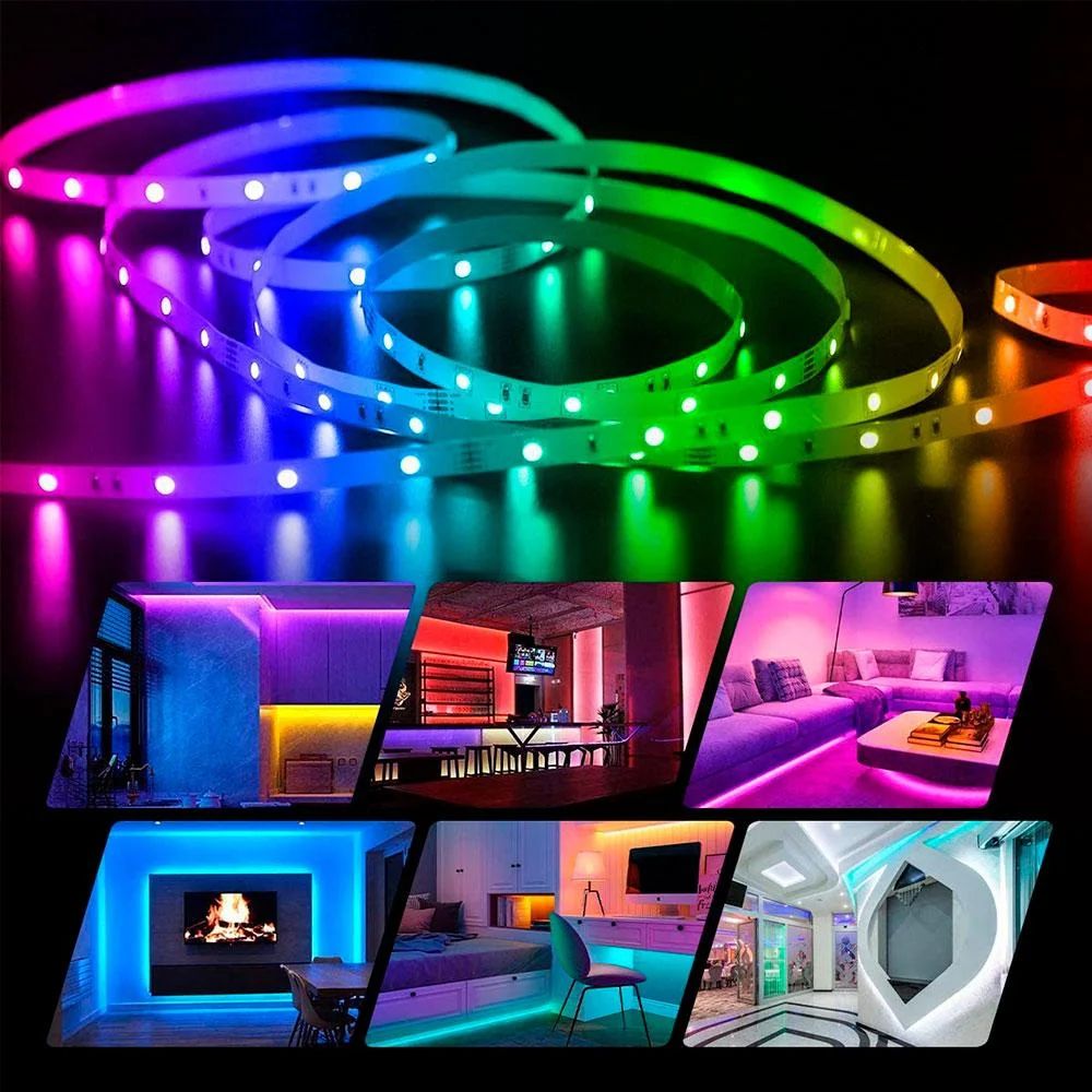 Світлодіодна LED стрічка 5050 RGB Комплект (кольоровий діод) — 3