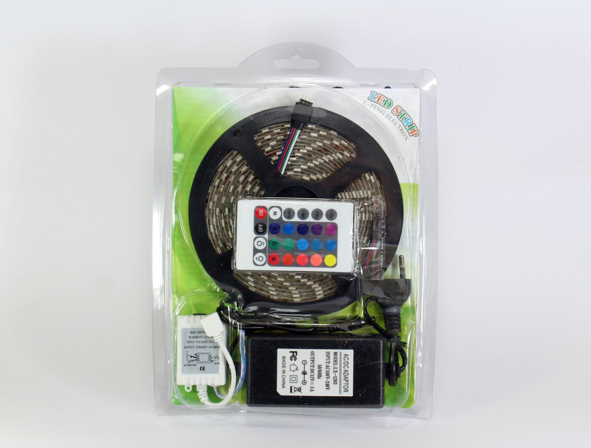 Світлодіодна LED стрічка 5050 RGB Комплект (кольоровий діод) — 4