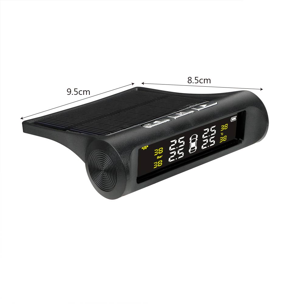 Система контролю тиску в шинах TPMS із зарядкою від сонця та дисплеєм — 7