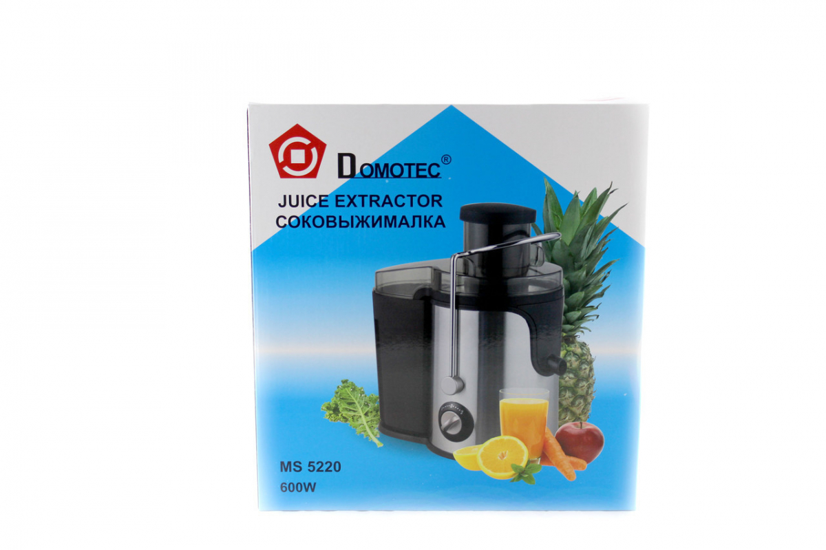 Соковитискач Domotec MS 5220 600W — 2