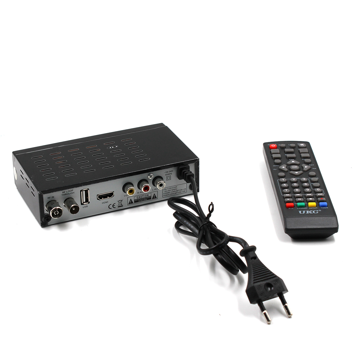Тюнер DVB-T2 0968 METAL з підтримкою wifi адаптера (з екраном) — 2