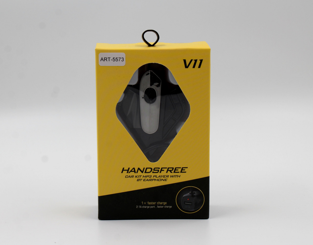 Трансмітер FM MOD. V11 BT + гарнітура — 2