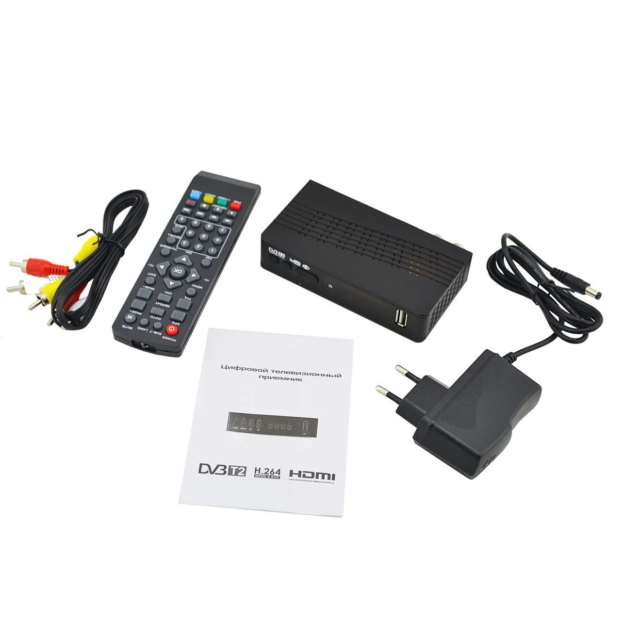 Тюнер DVB-T2 UKC T2-0967 (приймач DVB-T2 для цифрового телебачення з підтримкою Wi-Fi адаптера) — 4