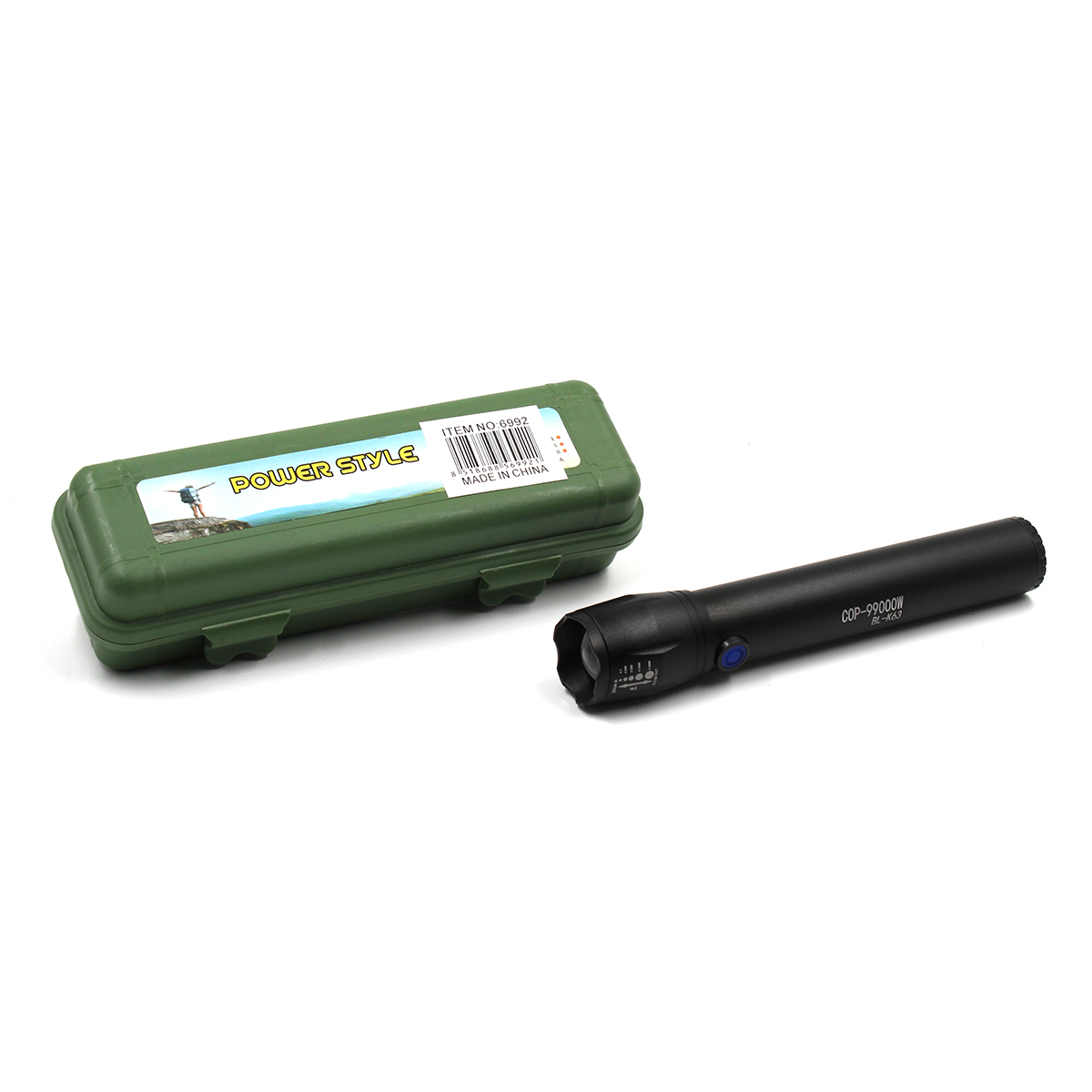 Ліхтарик ручний BL C63 18650 заряджається від USB — 2