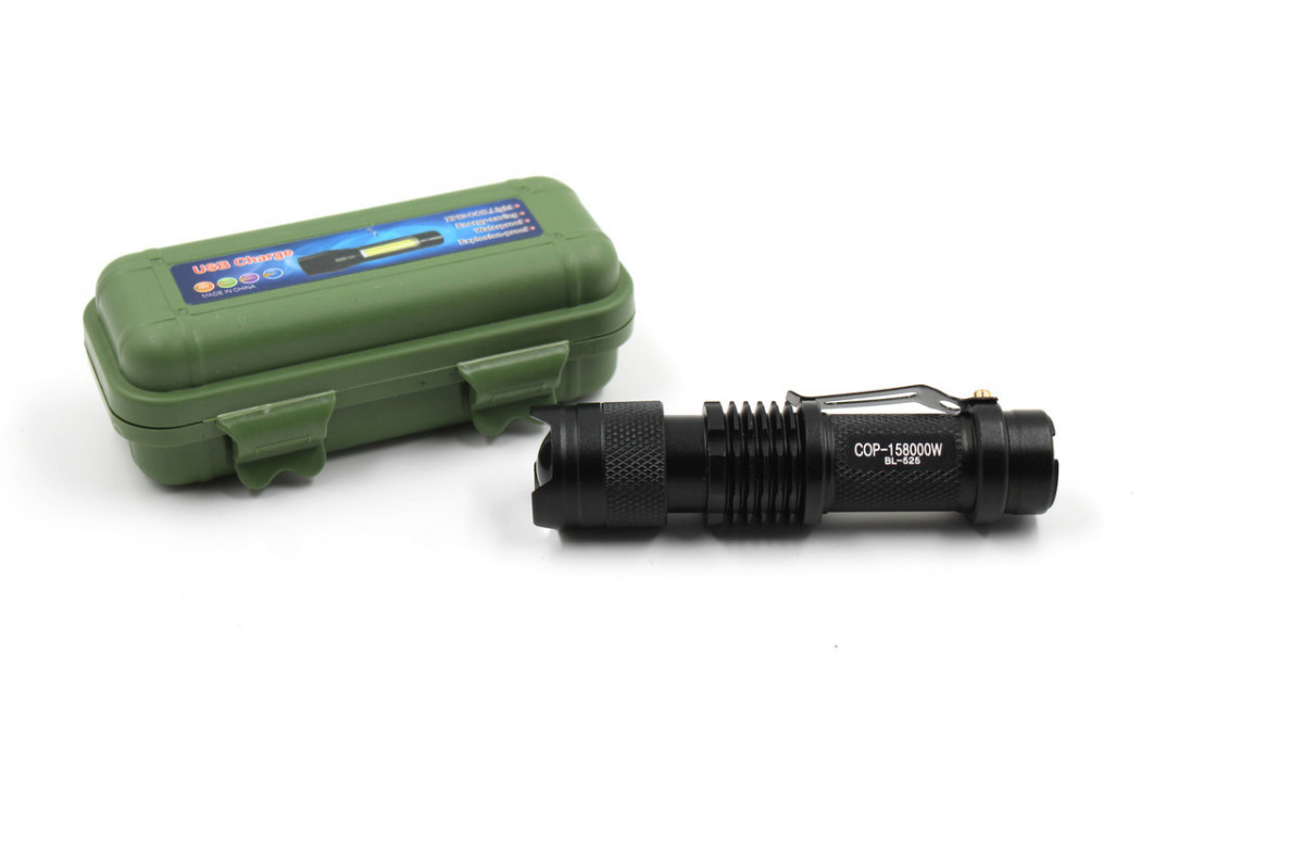 Ліхтарик ручний BL 525 заряджається від USB