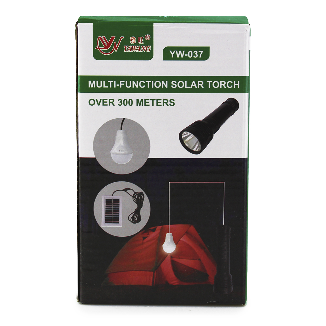 Ліхтарик ручний BL YW-037 + bulb + solar — 2