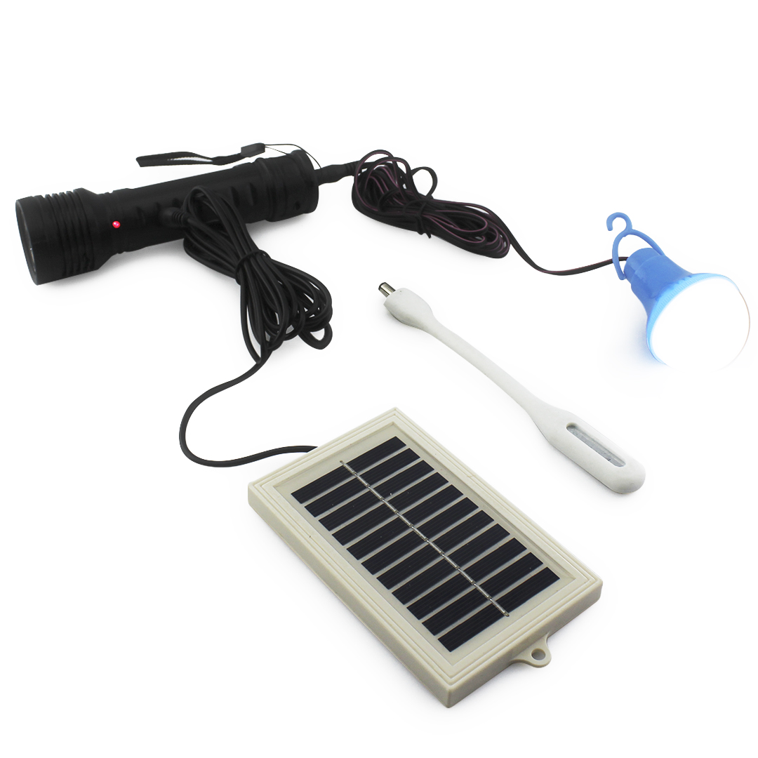 Ліхтарик ручний BL YW-037 + bulb + solar — 3