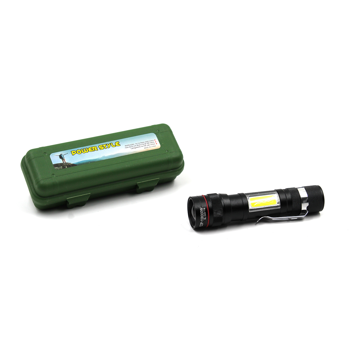 Ліхтарик ручний BL-520 T6 18650 POLICE заряджається від microUSB — 2