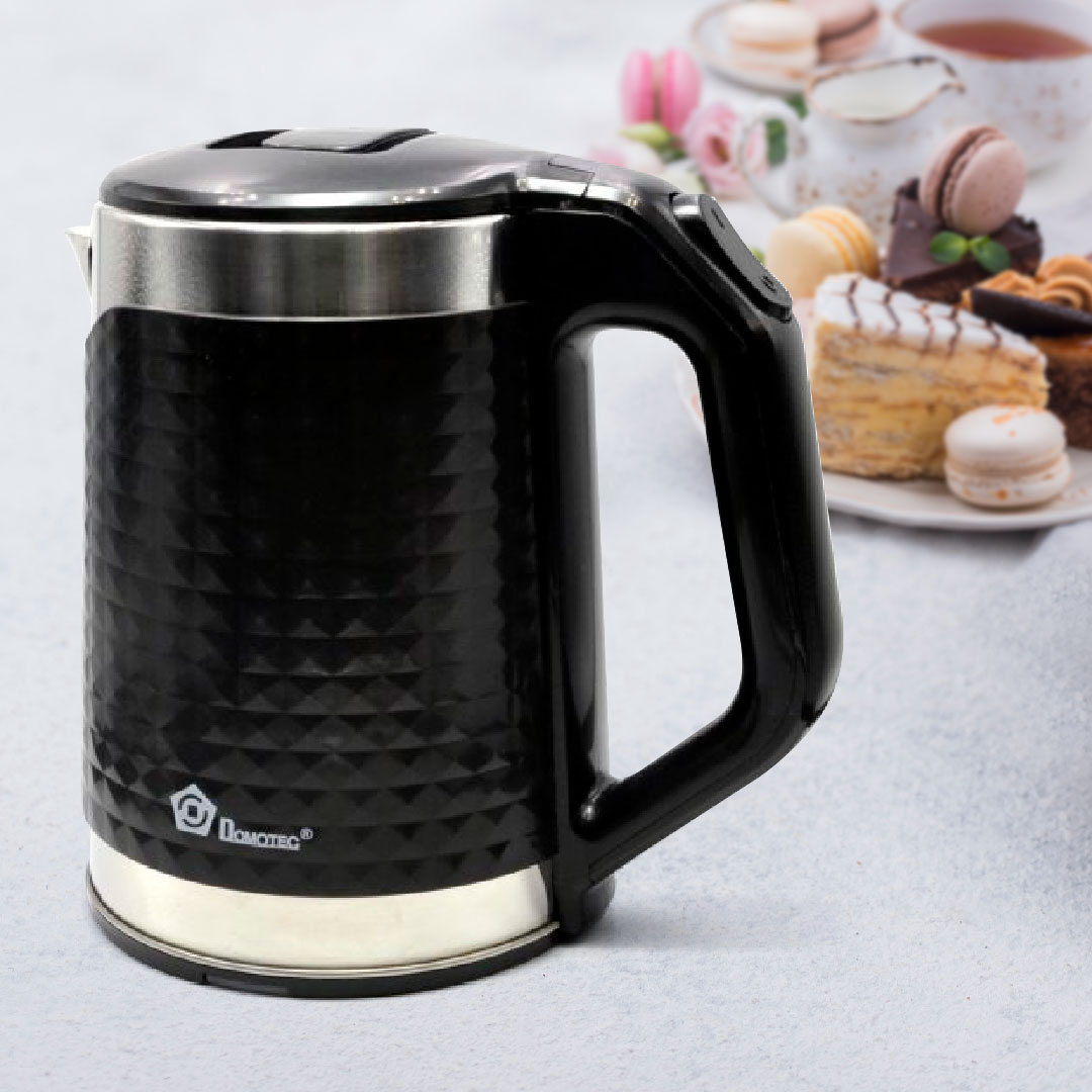 Чайник Domotec MS-5027 (1500Вт, 2,20л) (Червоний та білий) — 3