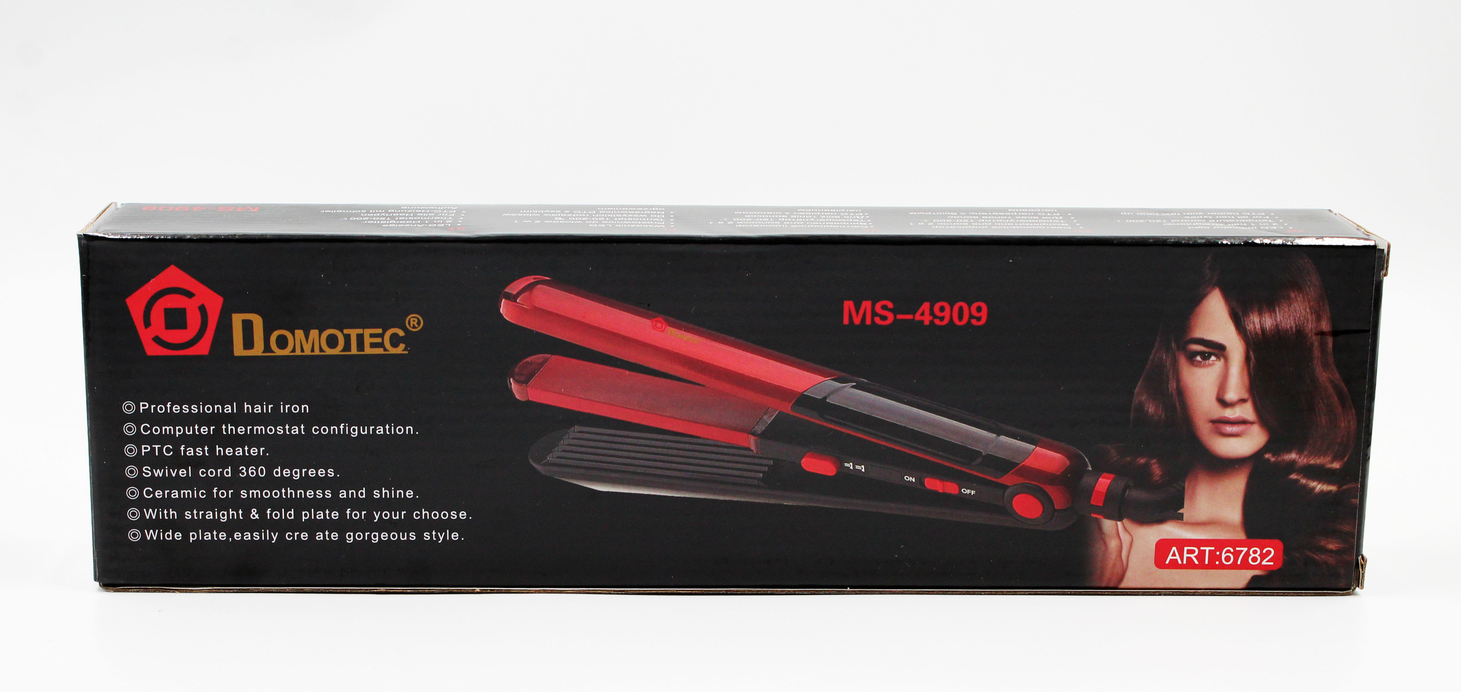 Щипці для волосся domotec MS 4909 2в1 (випрямляч, гофре) — 3