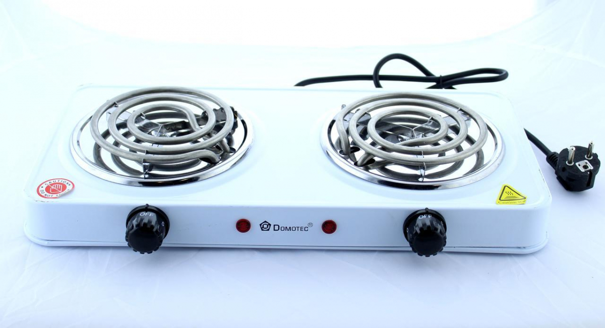 Електроплита Domotec MS-5802 (вузький ТЕН на 2 конфорки/2УТ) — 2