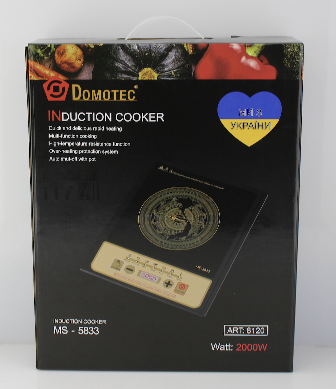 Електроплита Domotec MS 5833 Індукційна — 2