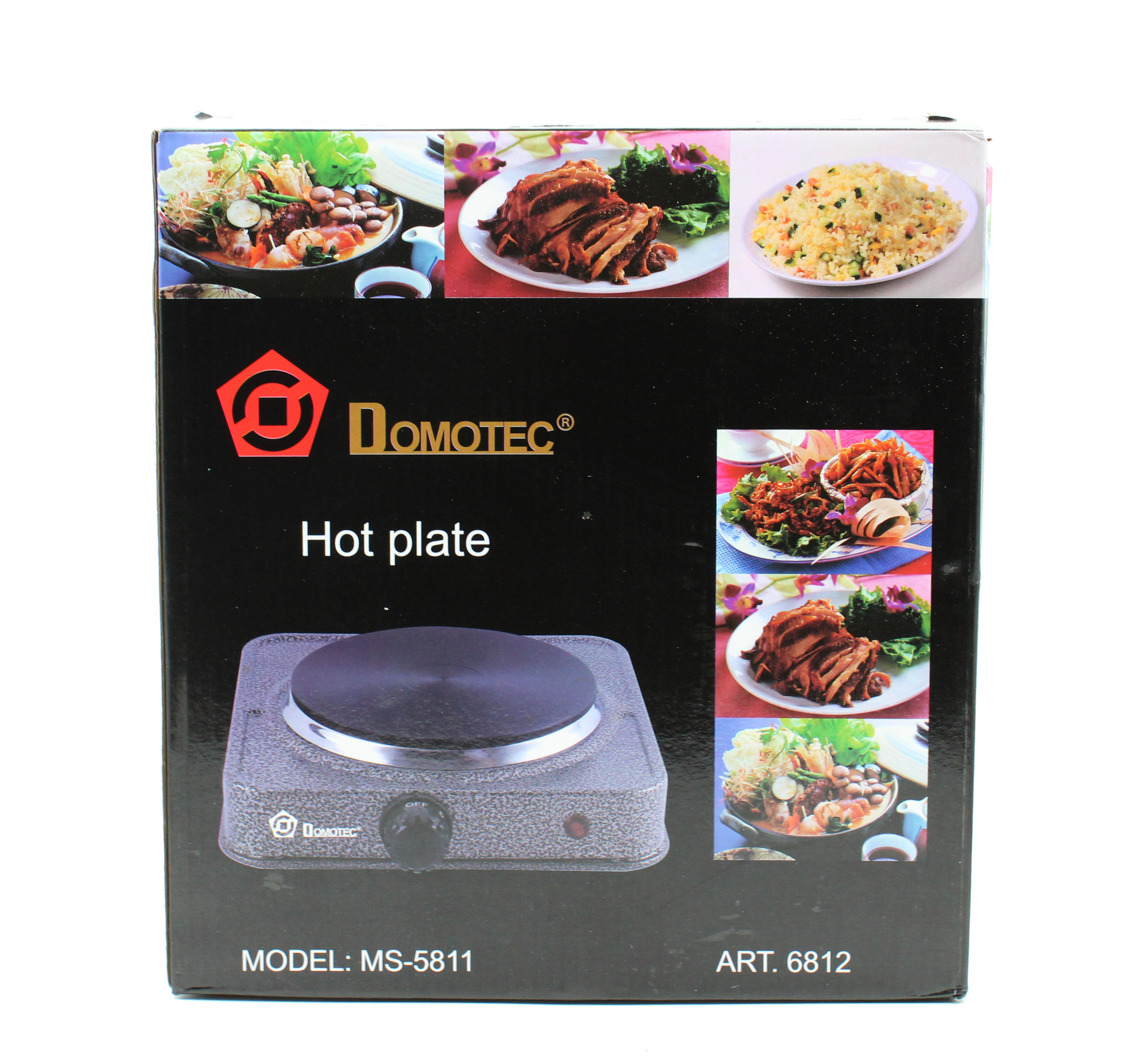 Електроплита Domotec MS-5811 (дискова на 1 конфорку/1Д, 1500Вт) — 2