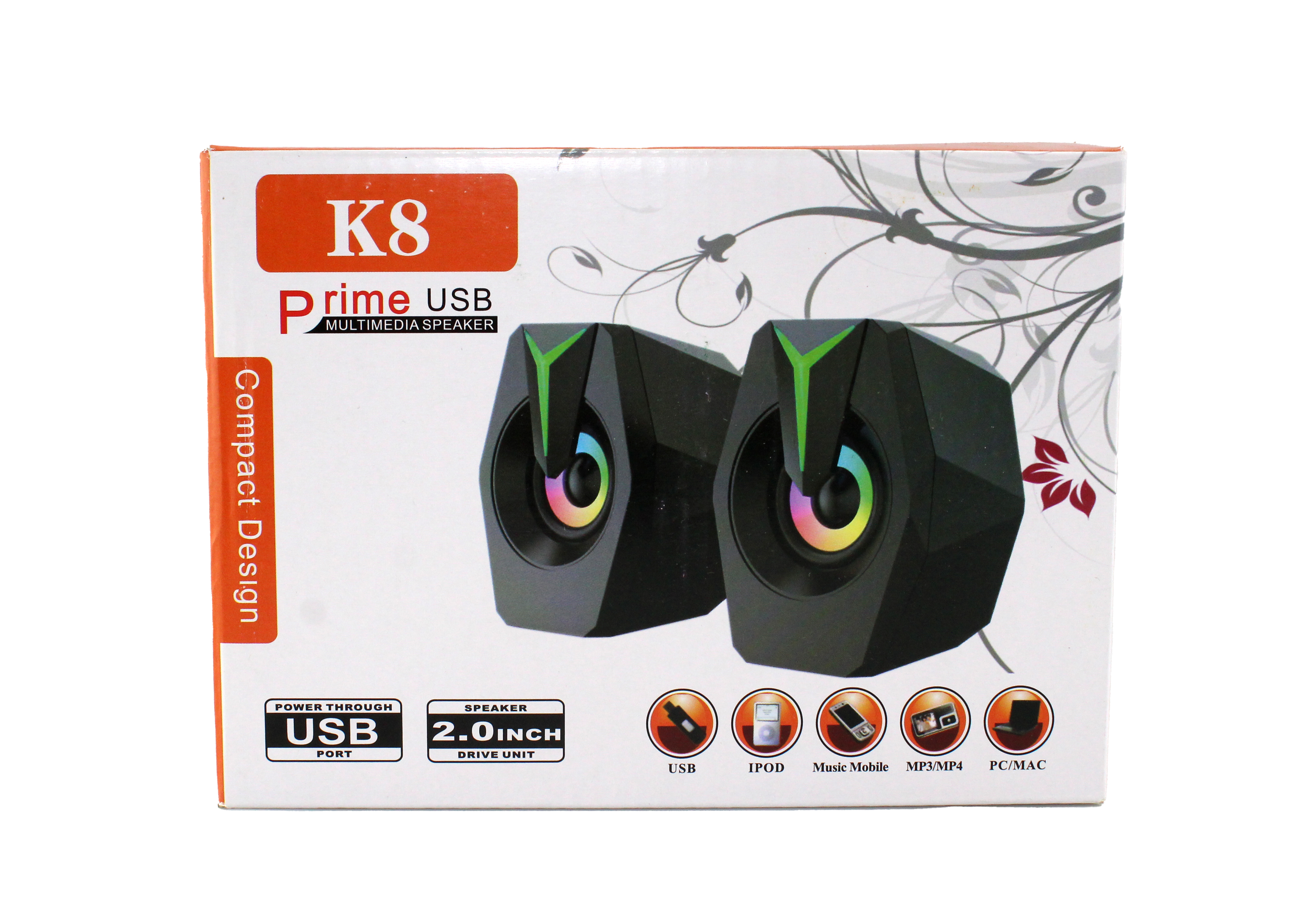 Комп'ютерні колонки MUSIC DJ K8 Mini