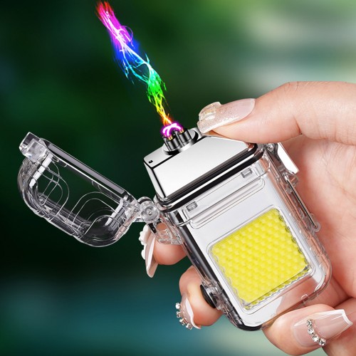 Електроімпульсна запальничка з ліхтариком та зарядкою від USB 209 — 2