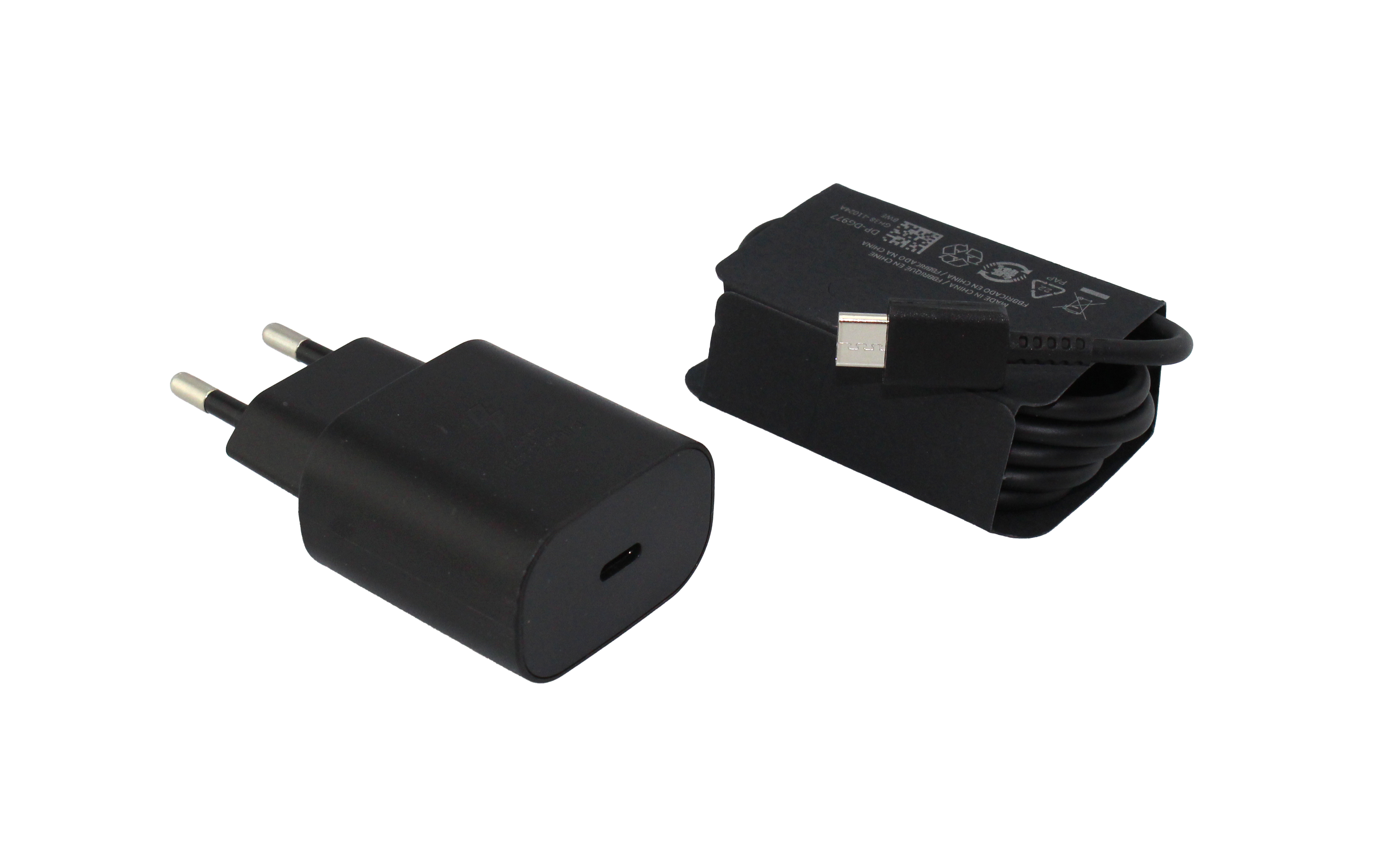 Адаптер USB з кабелем USB-TYPE C 25W Black Edition