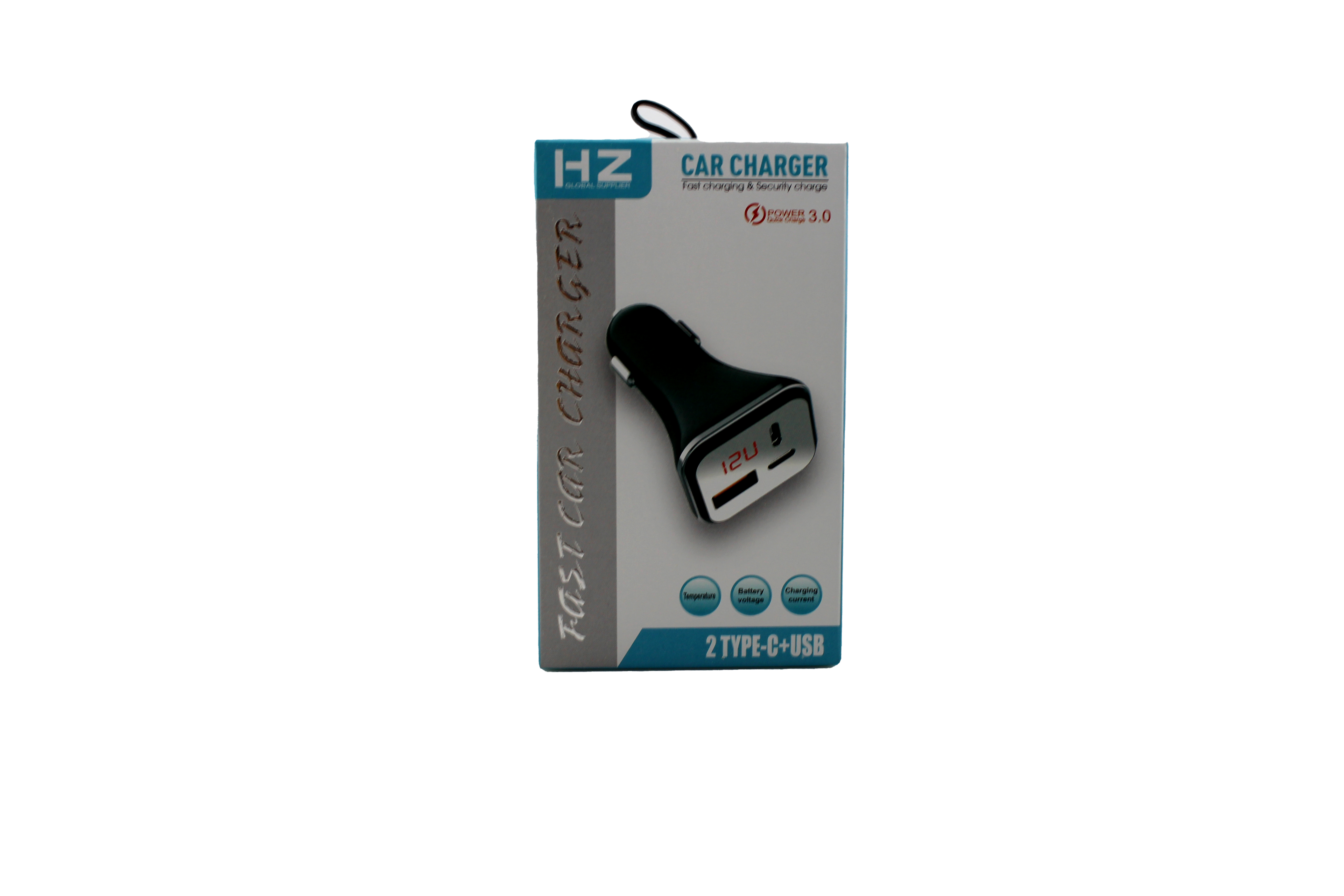 Адаптер в прикурювач Type c та USB HZ HC13