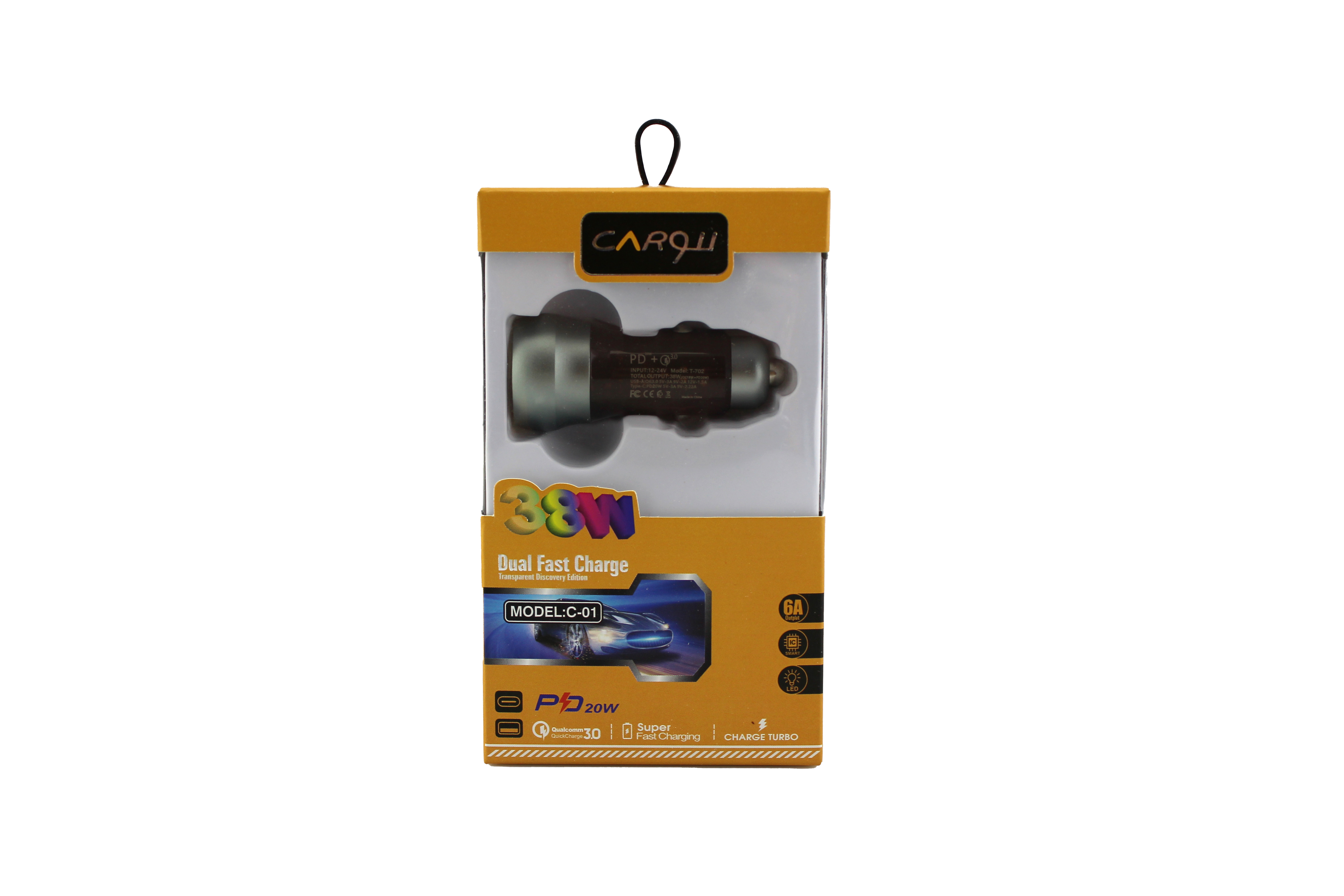 Адаптер в прикурювачType c і USB C 01 38w fast charge — 2