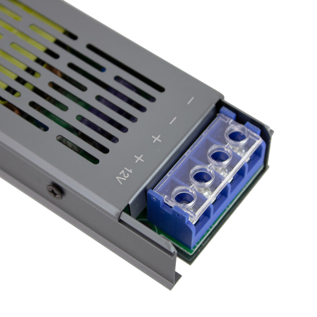 Імпульсний блок живлення 12V 25A METAL Long для світлодіодної стрічки із пасивним охолодженням для LED л. — 3