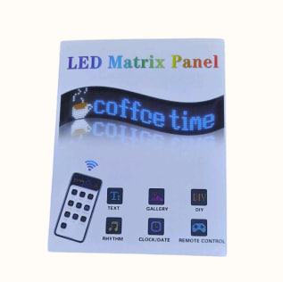 Гнучкий LED екран, кольоровий, Matrix Panel (APP, wifi, 12см*59,5см)