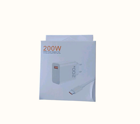 Адаптер USB з кабелем USB-Type-C, 200W USB/PD