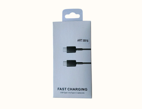Кабель Type-C - Type-C, 25W, Black Edition, 3A