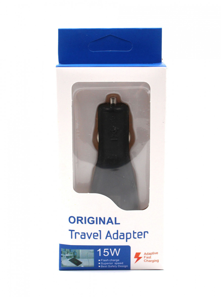 Адаптер CAR (АВТОМОБІЛЬНИЙ) 2 USB Fast charge AR61