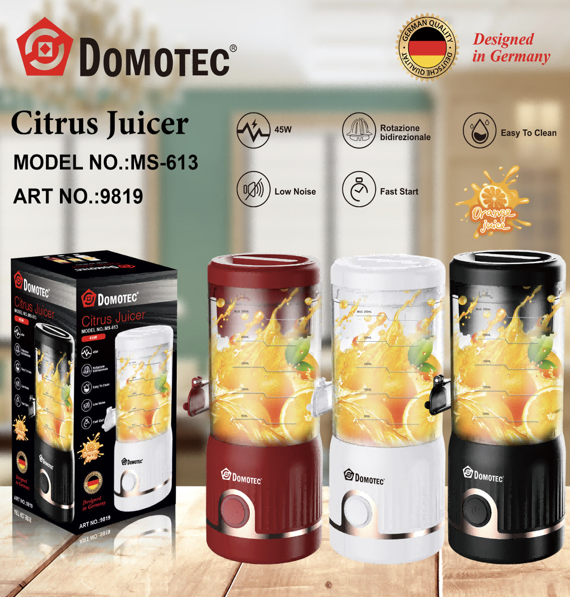 Блендер Domotec MS-613