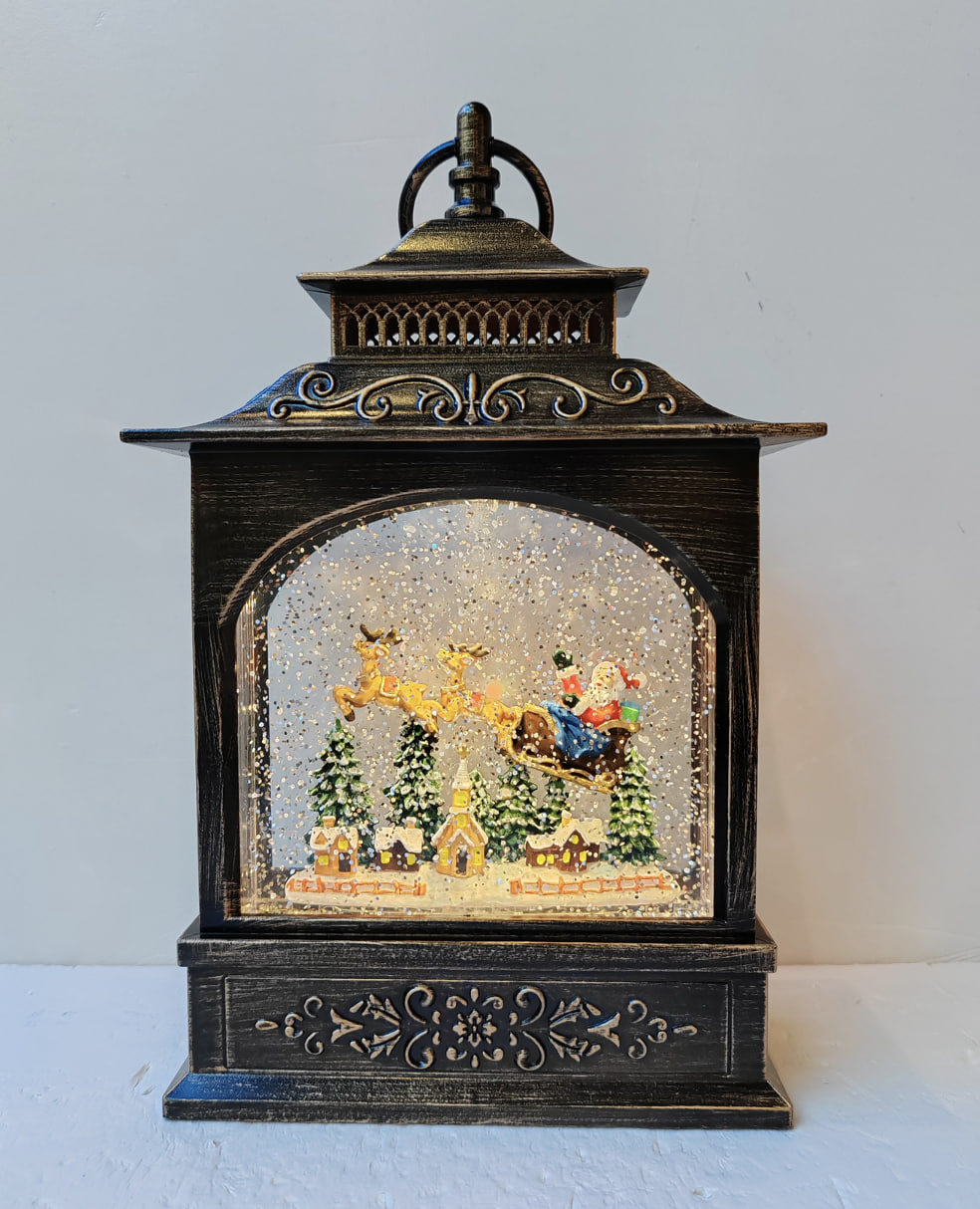 XMAS Новорічний нічник вінтажний ліхтар WDL-24007A