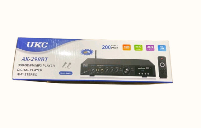 Підсилювач UKC AMP 298 з USB та bluetooth