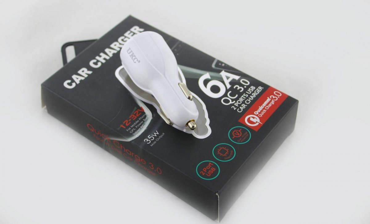 Адаптер CAR (АВТОМОБІЛЬНИЙ) 2 USB QC 3.0 SY681 — 2
