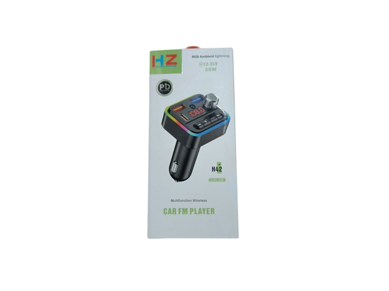 Трансмітер FM rgb, pd, HZ H42 + BT (12v-24v)