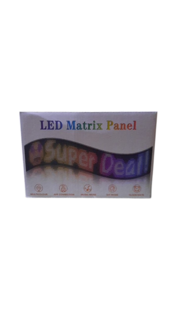 Гнучкий екран LED Matrix Panel APP wifi, rgb (133*19 cm)