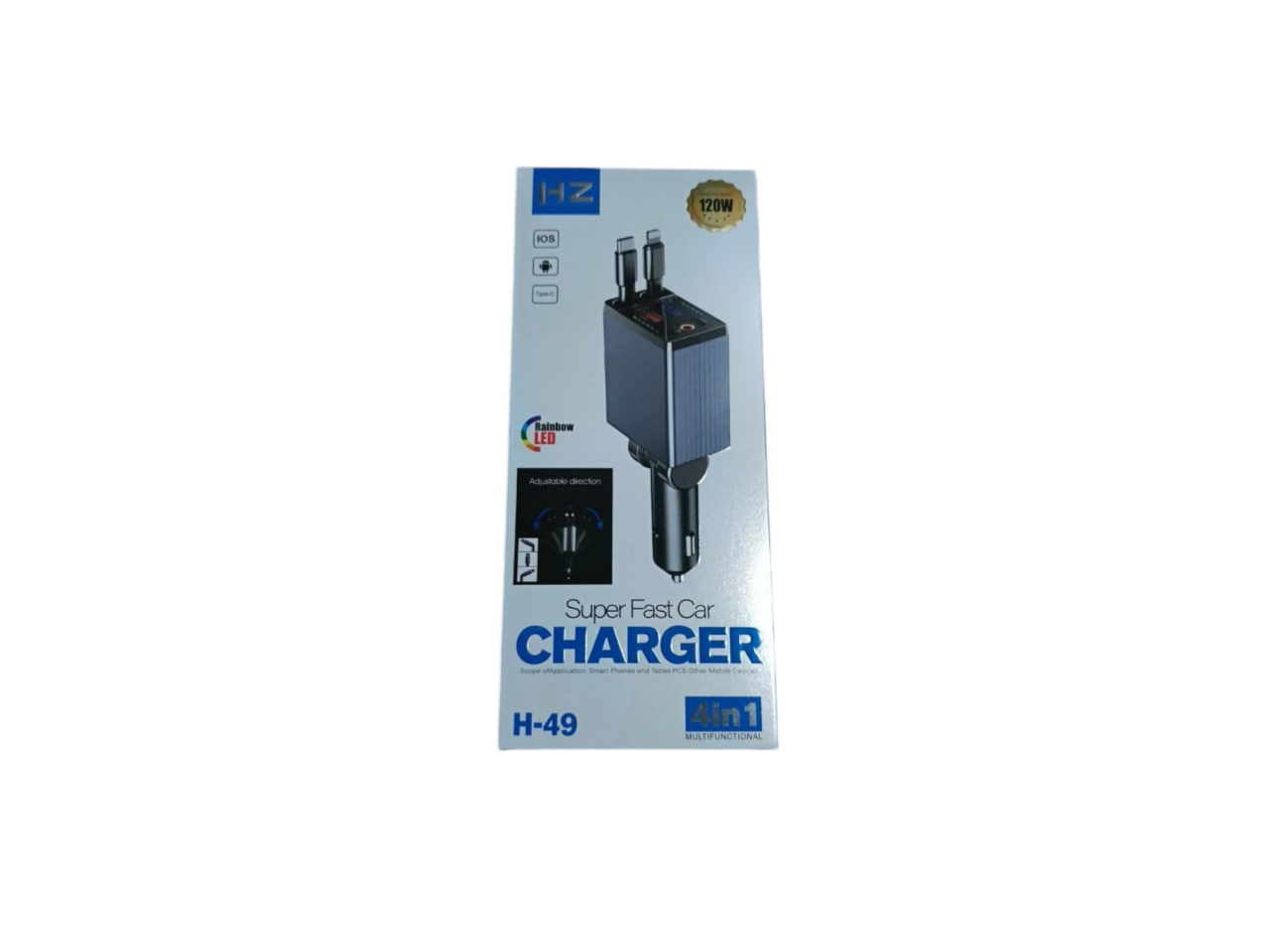Трансмітер FM H-49 4в1 Superfast Charge Lightning, Type-C