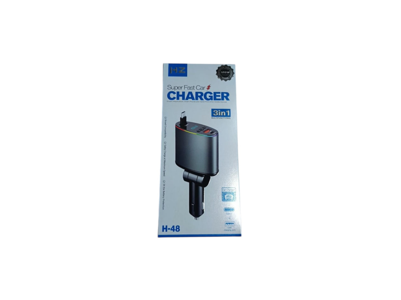 Трансмітер FM SUPER FAST CHARGE 3в1 H-48