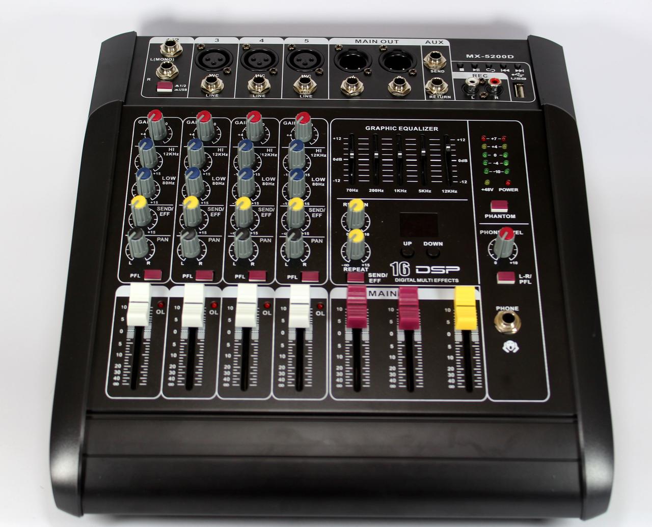 Аудіо мікшер Mixer BT 5200D/5300D 4ch — 3