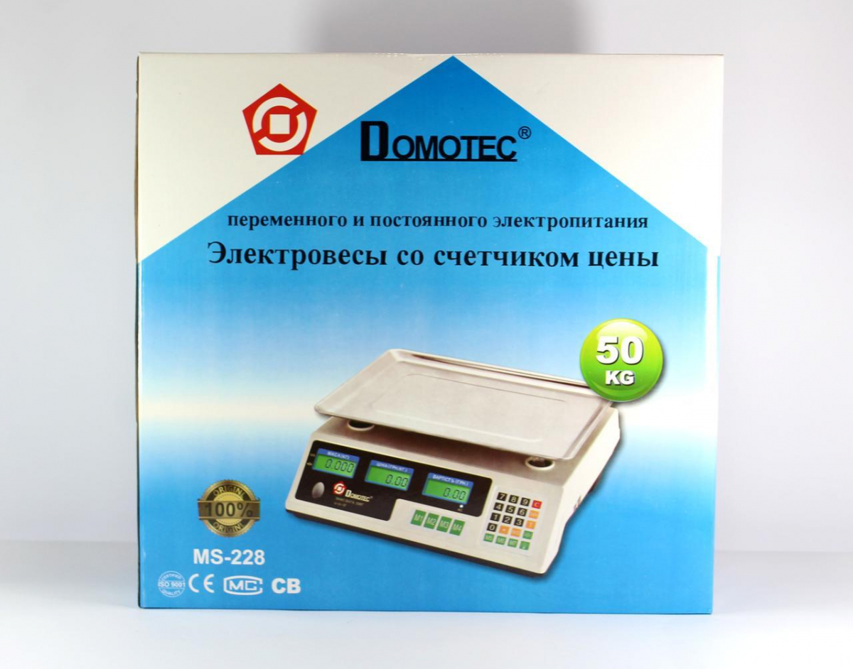 Ваги ACS 50kg/5g MS 228 Domotec 6V — 2