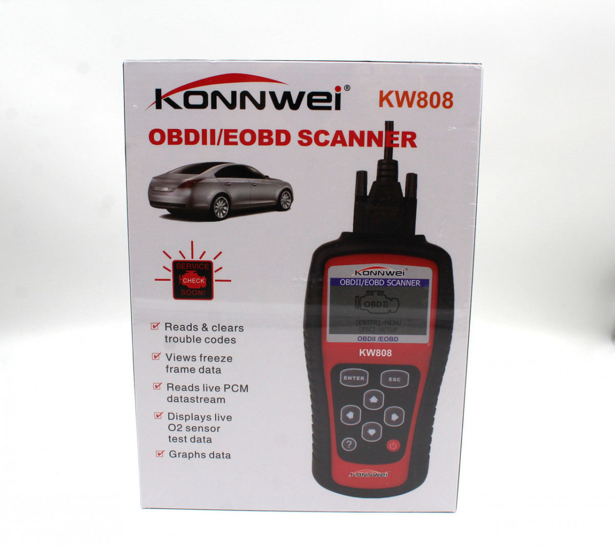 OBDII/EOBD scanner KW 808 — 2