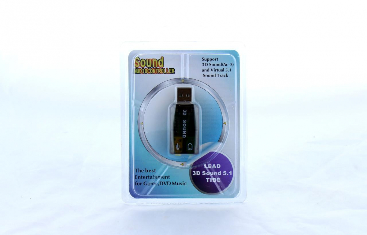 Sound audiocontroller \ Звукова карта USB 3D sound 5.1 — 3