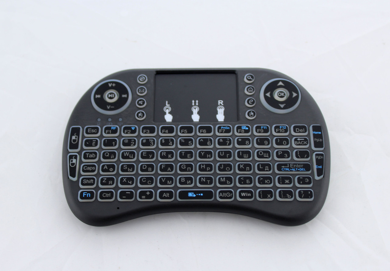 Клавіатура Keyboard wireless MWK08/i8 Led touch з підсвічуванням
