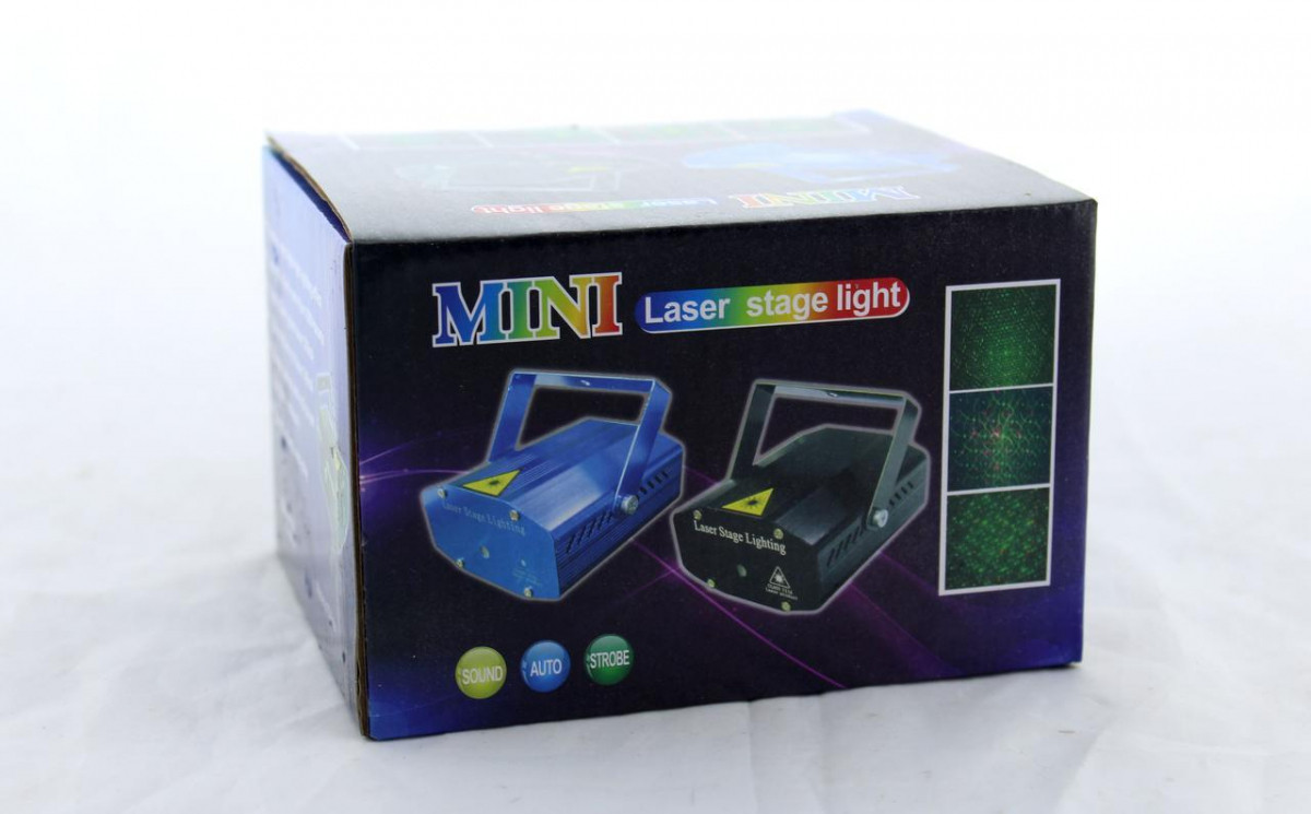 Лазерний проектор для приміщення (Діско) LASER 6in1 HJ06 — 3