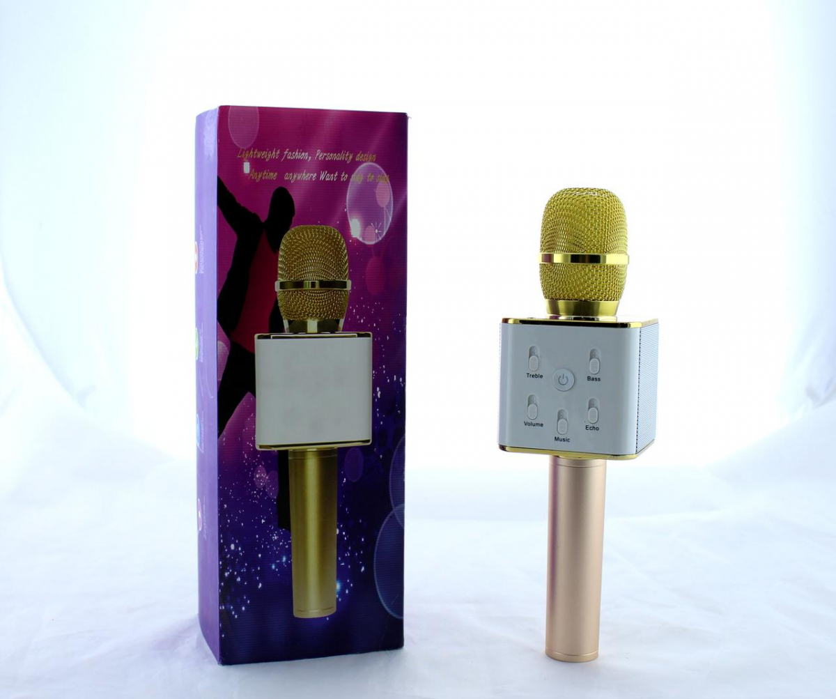 Мікрофон DM Karaoke Q7 GOLD — 3